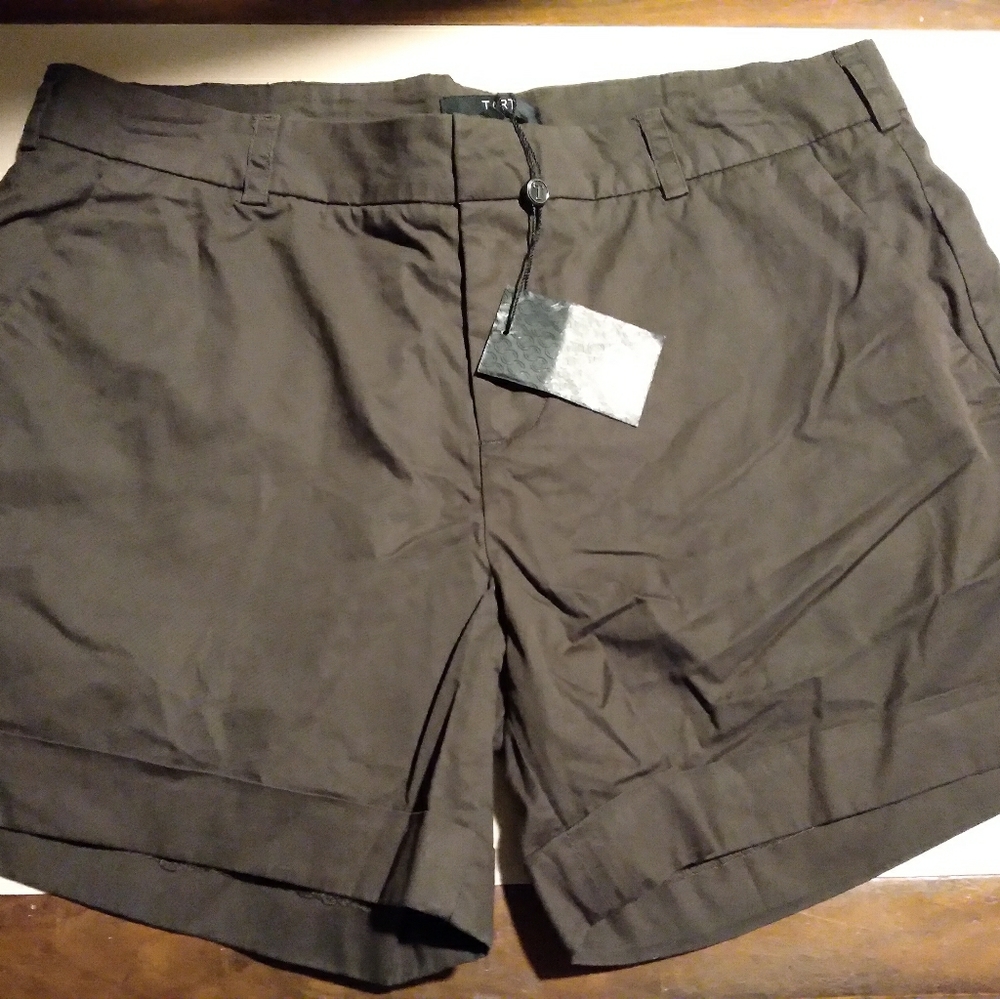 TART COLLECTION KHAKI BROWN SHORTS